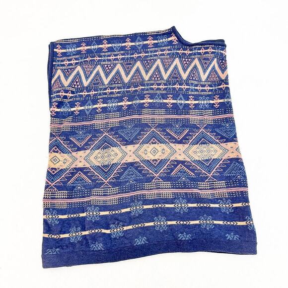 Peruvian Connection Guatemalan Huipil Folkloric Short Sleeve Top Size L MINT - Picture 7 of 7